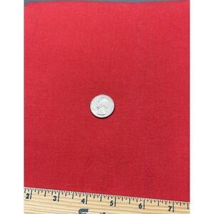 Quilt Craft Fabric 100% Cotton Material Bright‎ Red Solid Color DIY Project Sew